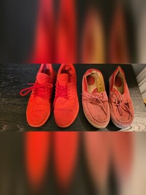 🔥 Red Shoes Bundle – Sneakers + Casual Boat Shoes 🔥